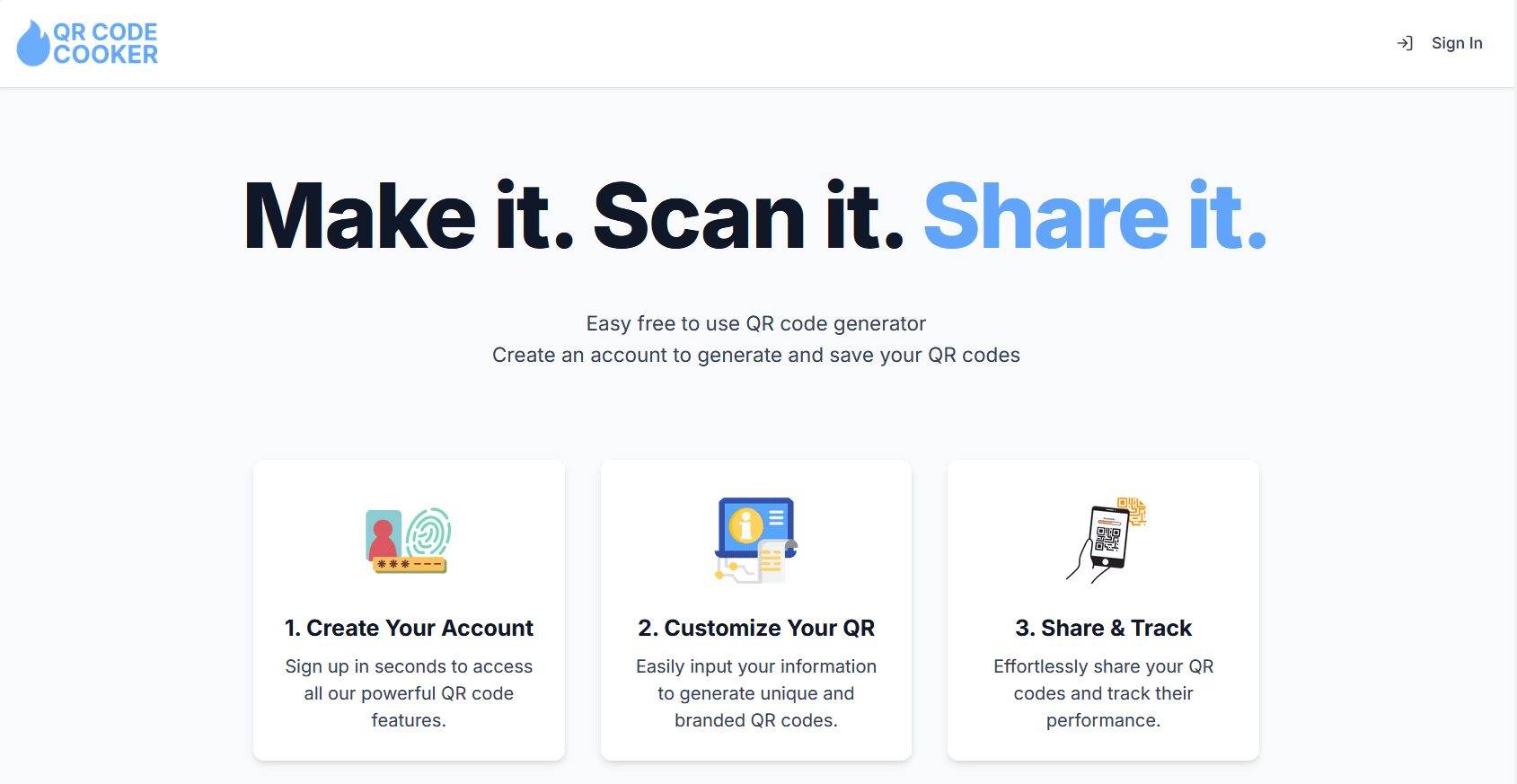 Second Project: QR Code Cooker
